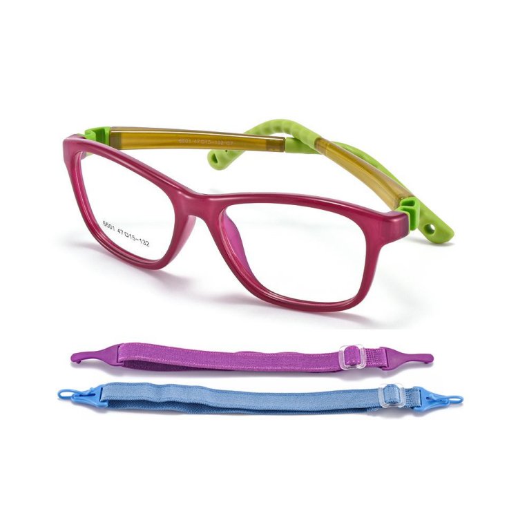 Ant Blue Light Glasses Unbreakable Flexible Kids Glasses Frame School Girl Glasses for Kids