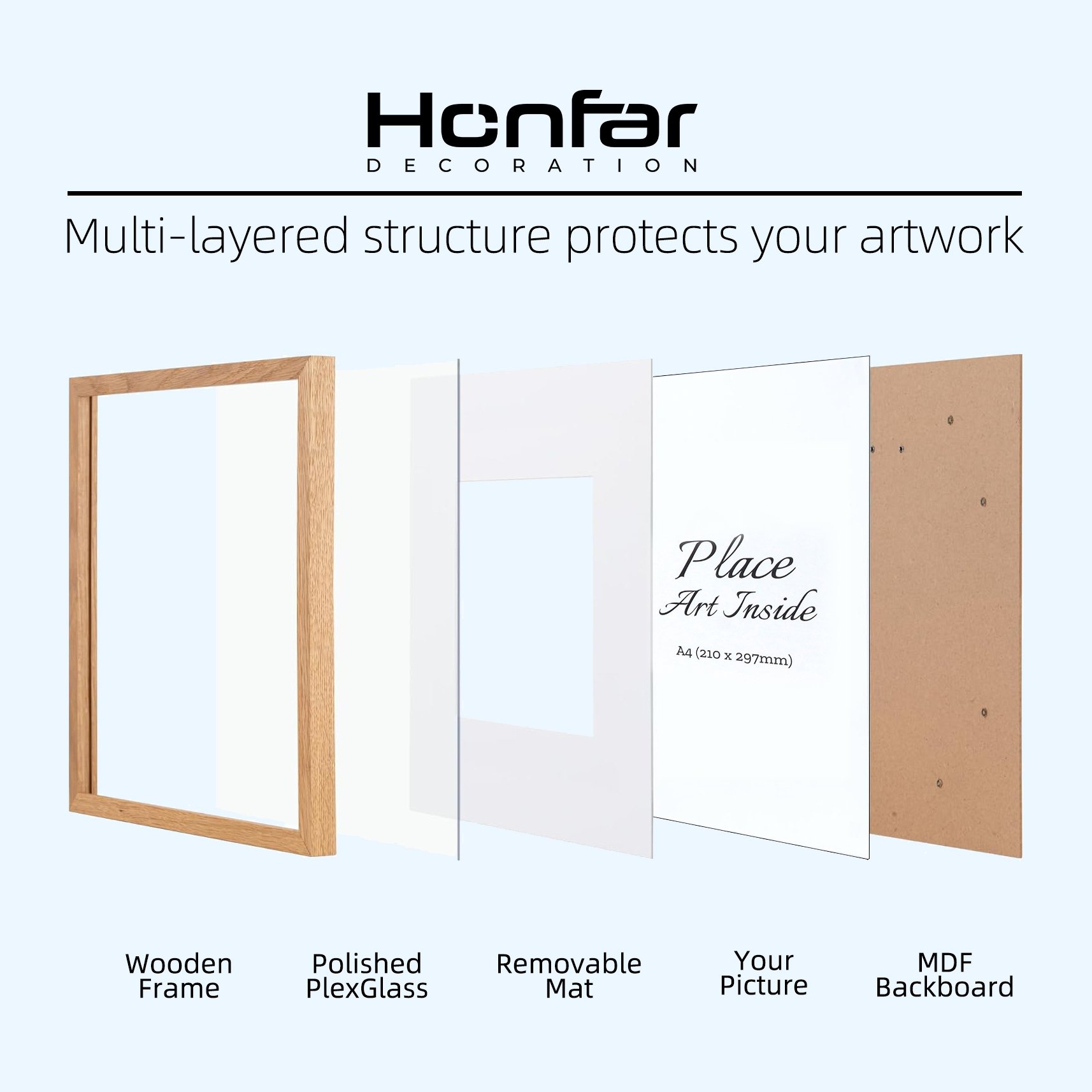 A3 A4 Wooden Picture Frames For Home Decor Black Wood Picture Frames Wholesale Wood Frame Photo