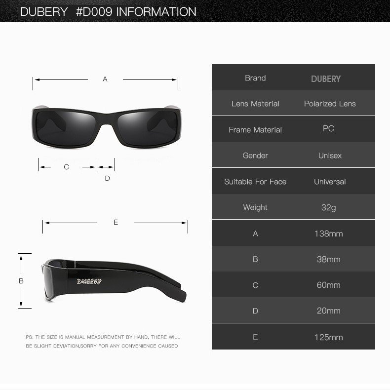 Hot Selling Hip Hop Street Style Thick Frame Polarized Rectangle Sunglasses Retro Design UV400 Vintage Hardcore Unisex