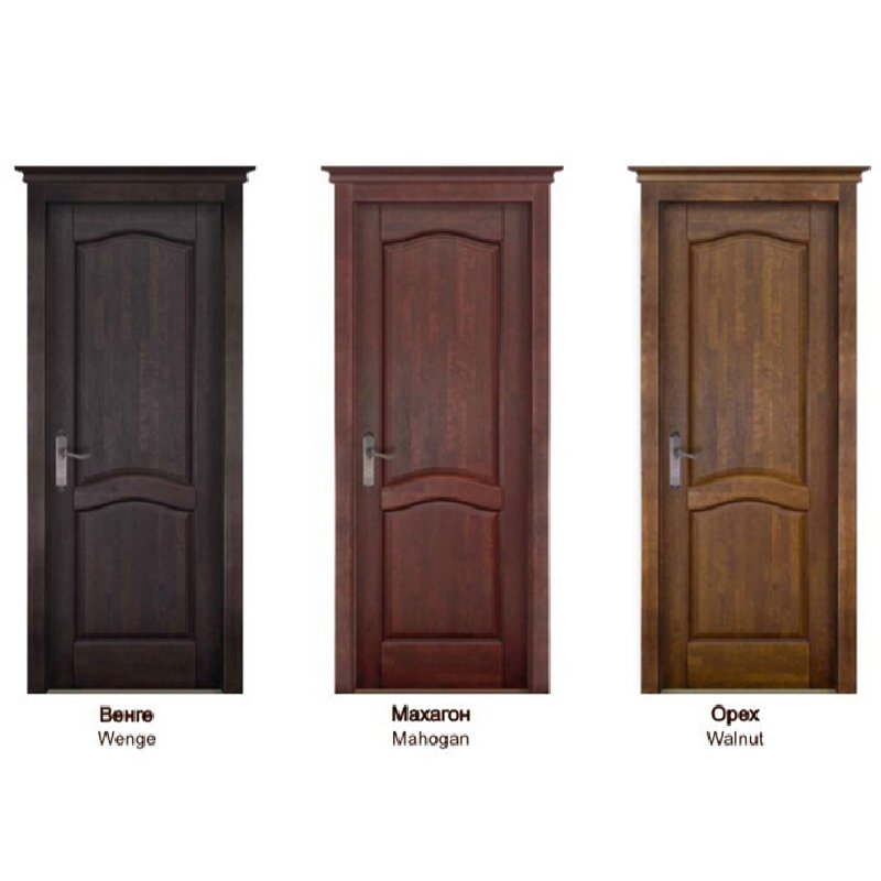 High quality interior wood door bedroom modern wooden slab door for house