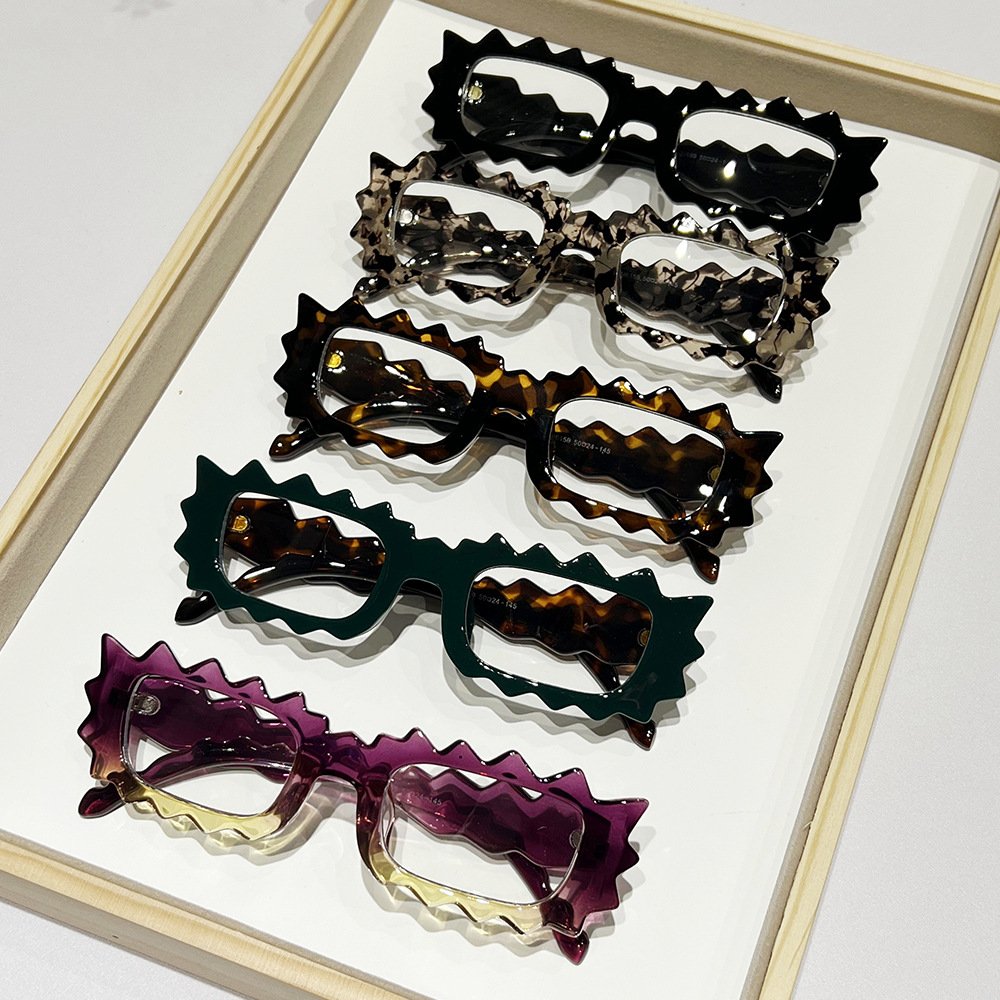 Fashion Sunglasses 2024 Personalized Competitive Price Mood Sunglasses Irregular Square Sunglasses