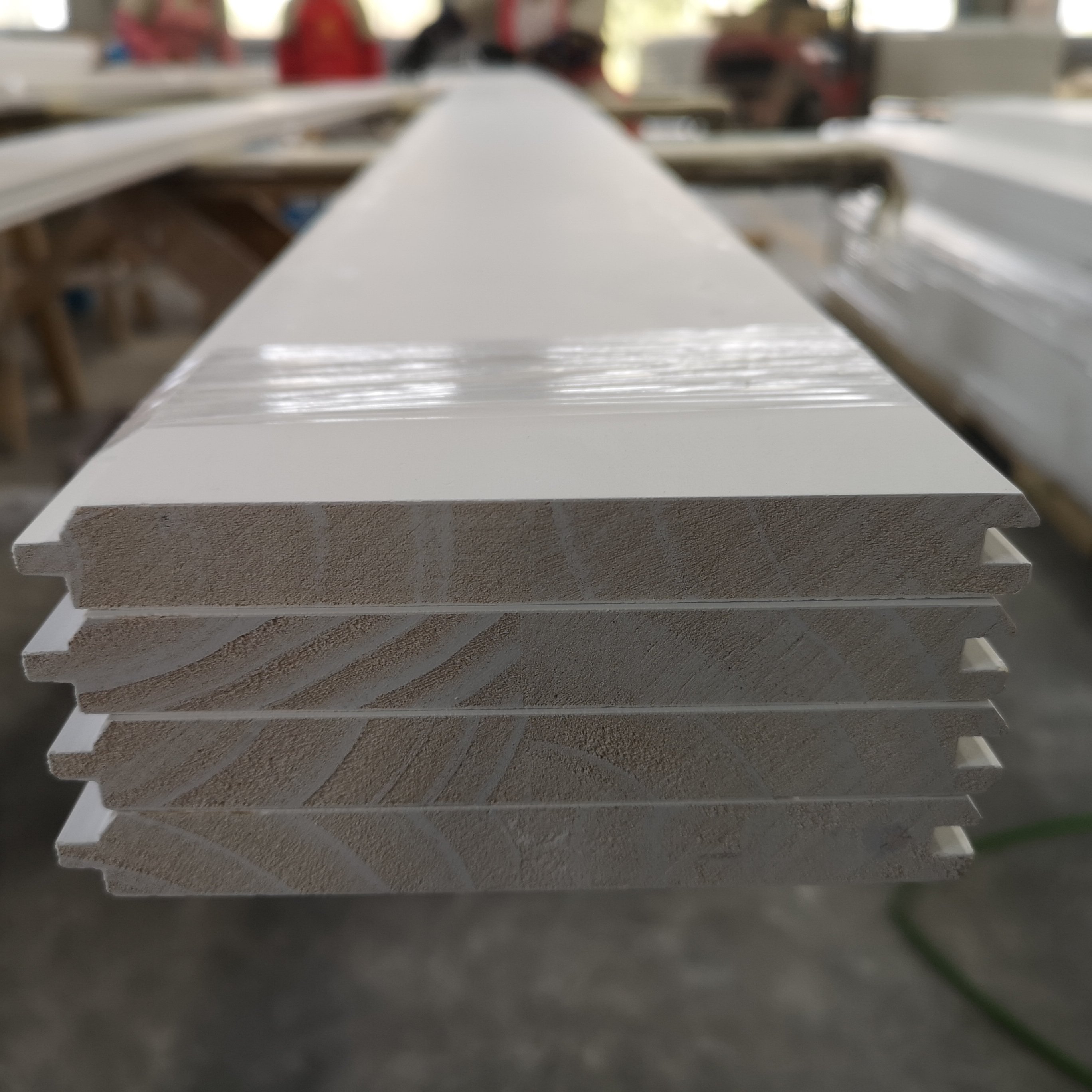White Primed Finger Joint Pine Shiplap Lining Board
