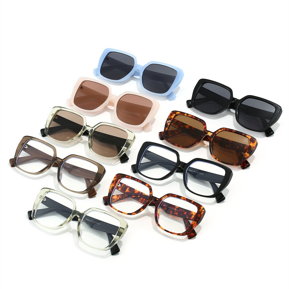Eyewear 28961 Fashion 2023 Big Frame Sun glasses Square Oversized Shades Sunglasses