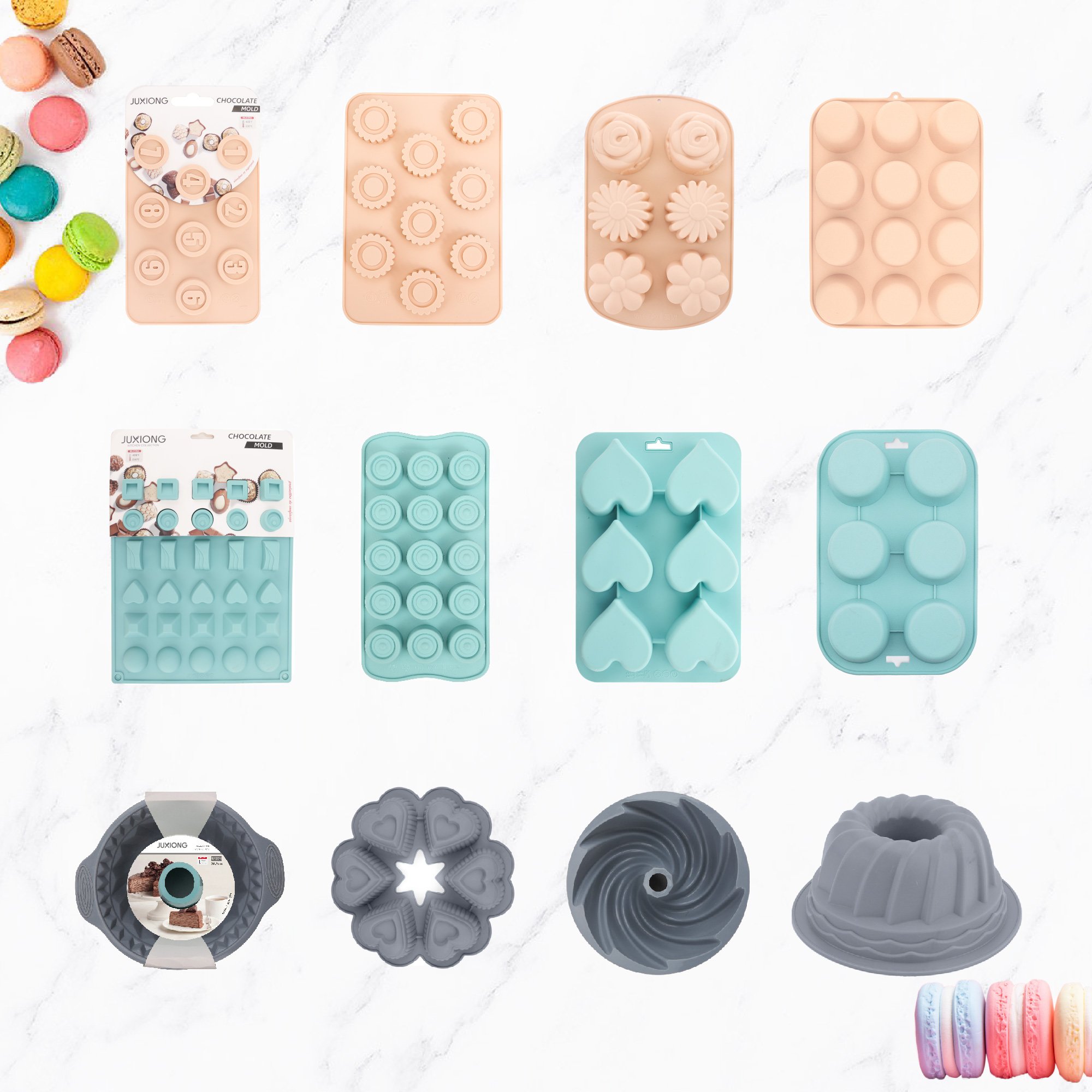 Pharaoh Silicon Molds Silicone Mold Frame Carton Spiral For-chocolate Diy Cake 3d Moldes De A Para Biscuit Bakeware Rubber