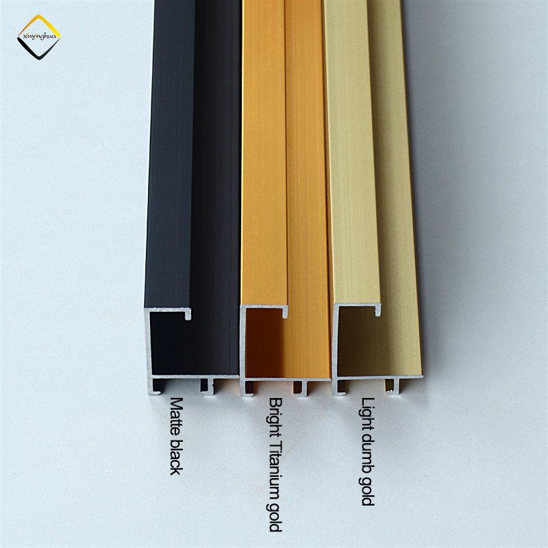 Custom Size Living Room House Decor Aluminum Picture Frame Wall Mirror Photo Frame Aluminum Strip Frames Moulding