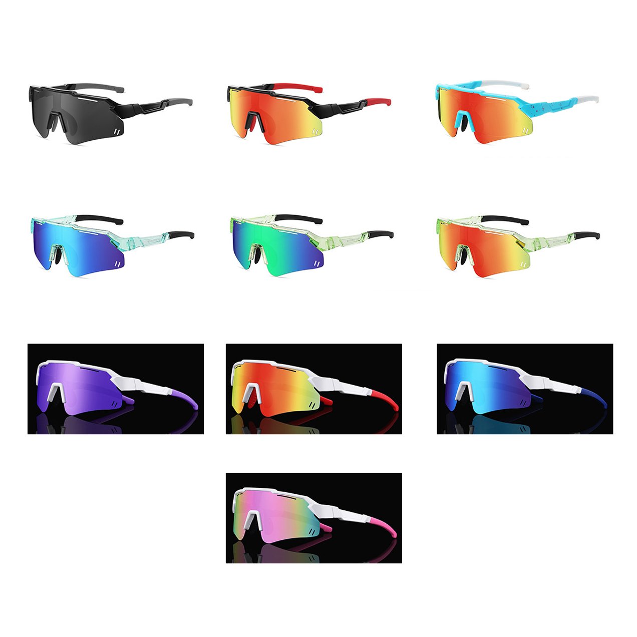 Wholesale PC Frame TAC Lens Designer Custom Children Outdoor Cycling Sun Glasses Compatible myopia Fashion Kids Sport Sunglasses