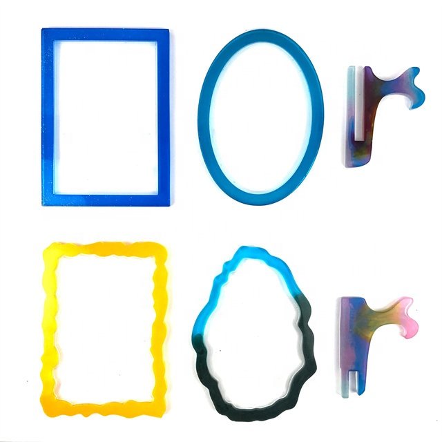 DLR915 Photo Frame Epoxy Mold for DIY Craft Resin Decorative Craft Jewelry Making Mold Silicone Mould