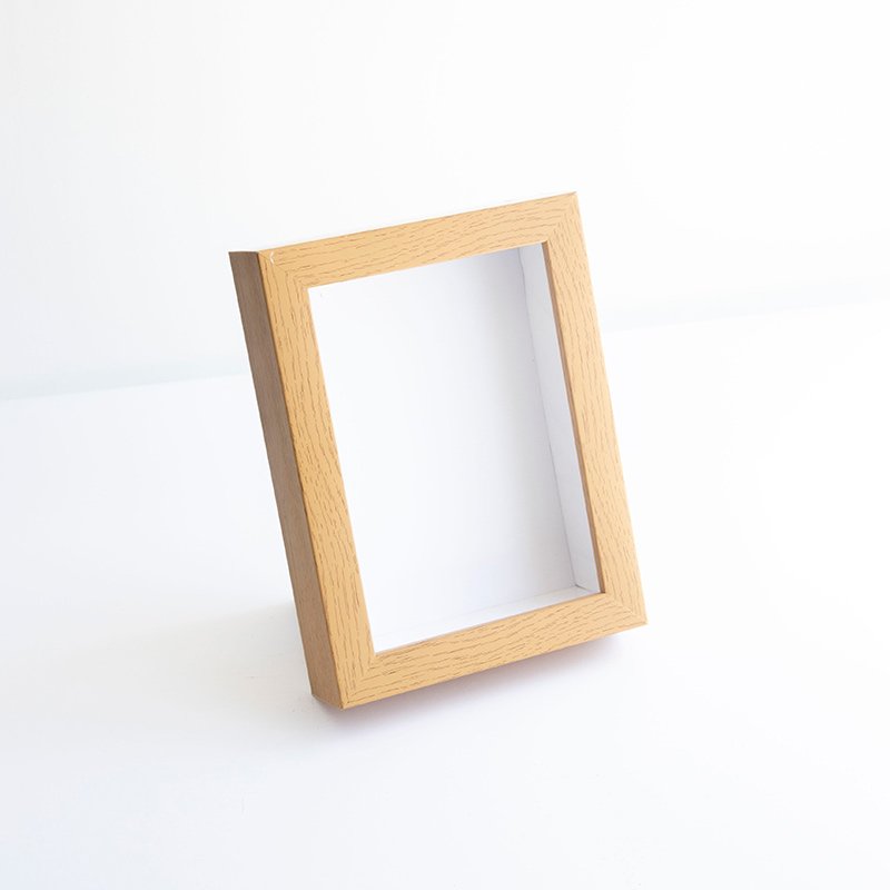 Wholesale 8x10 photo frame antique wood 3D deep square specimen MDF shadow frame shadow box frame wall hanging