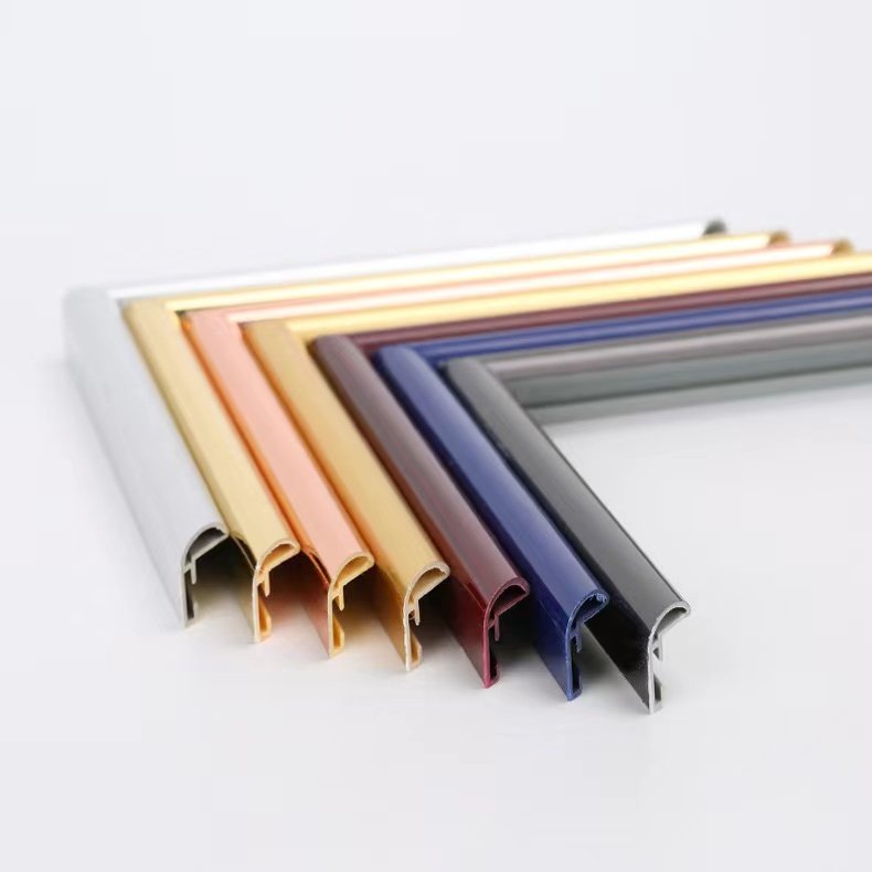 plastic Hanging Horizontally And Vertically silver gold blue grey picture photo frame a1 a2 a3 a4 for poster home
