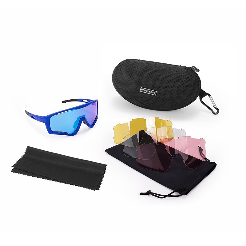 Cycling PC lens googles UV400 Outdoor Polarized Sports Eyewear Fashion Bike Bicycle Sunglasses Mtb Goggles with Case