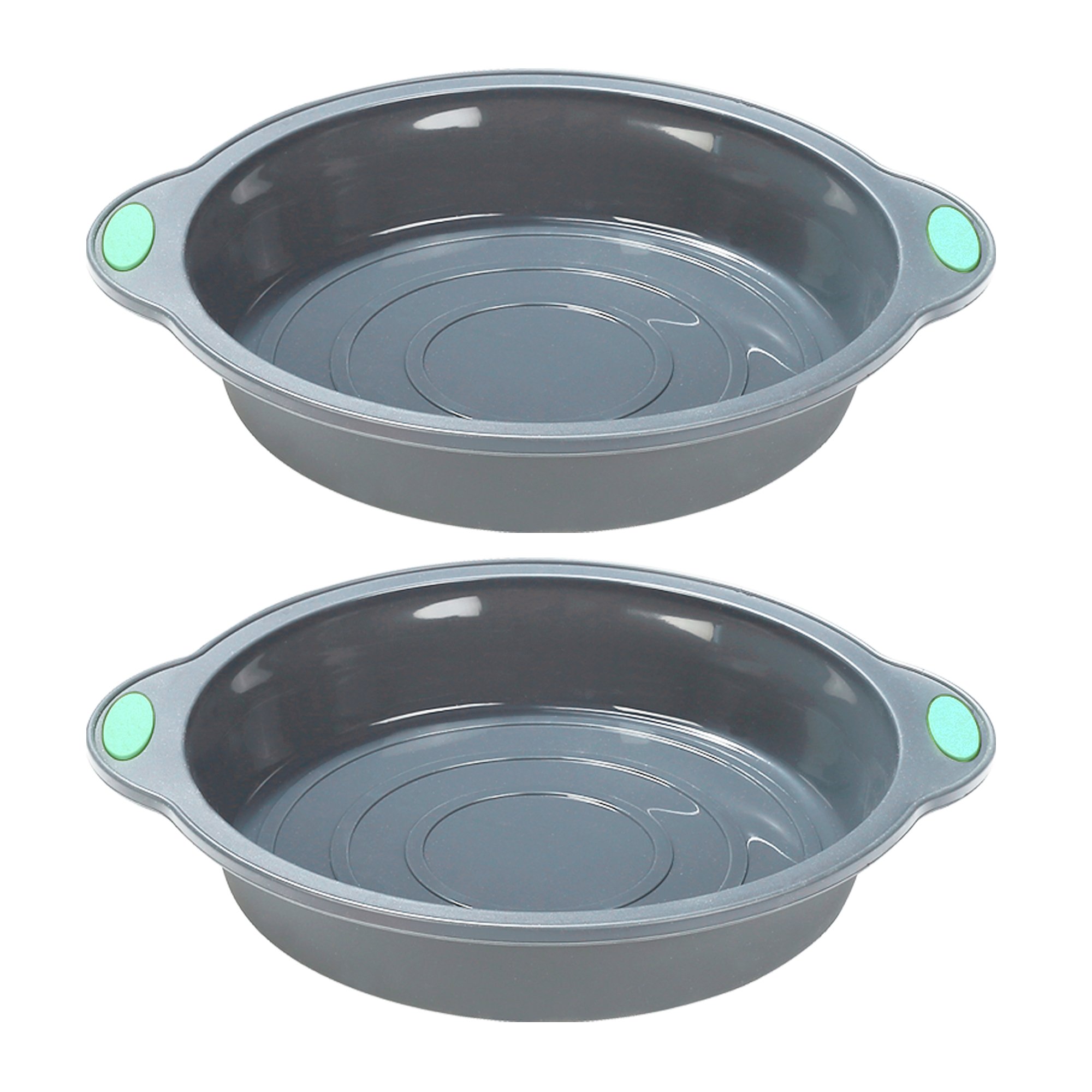 Bicolor round Pan with Metal Frame Eco-Friendly Cake Tools