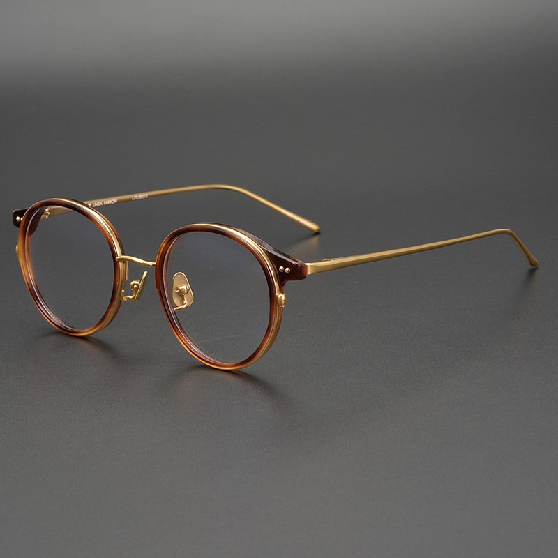 100% Top Quality Handmade Eyeglasses Manufacturer Pure Titanium Acetate Luxury Wholesale Eye Glasses