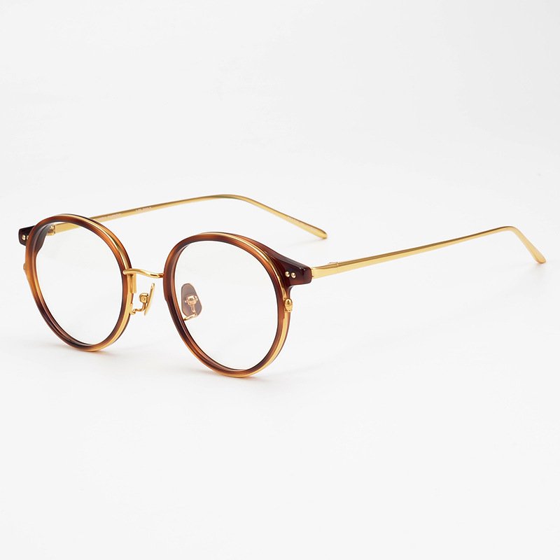 100% Top Quality Handmade Eyeglasses Manufacturer Pure Titanium Acetate Luxury Wholesale Eye Glasses