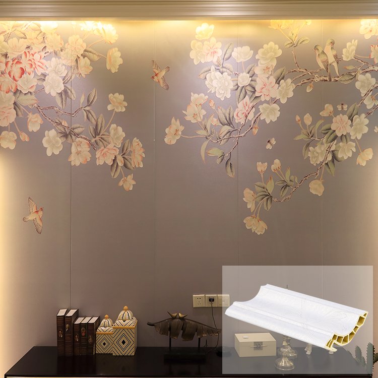 OEM/ODM Formaldehyde-free Frame Moulding Line WPC Pvc Ceiling Panel Waterproof Pvc Ceiling Panels