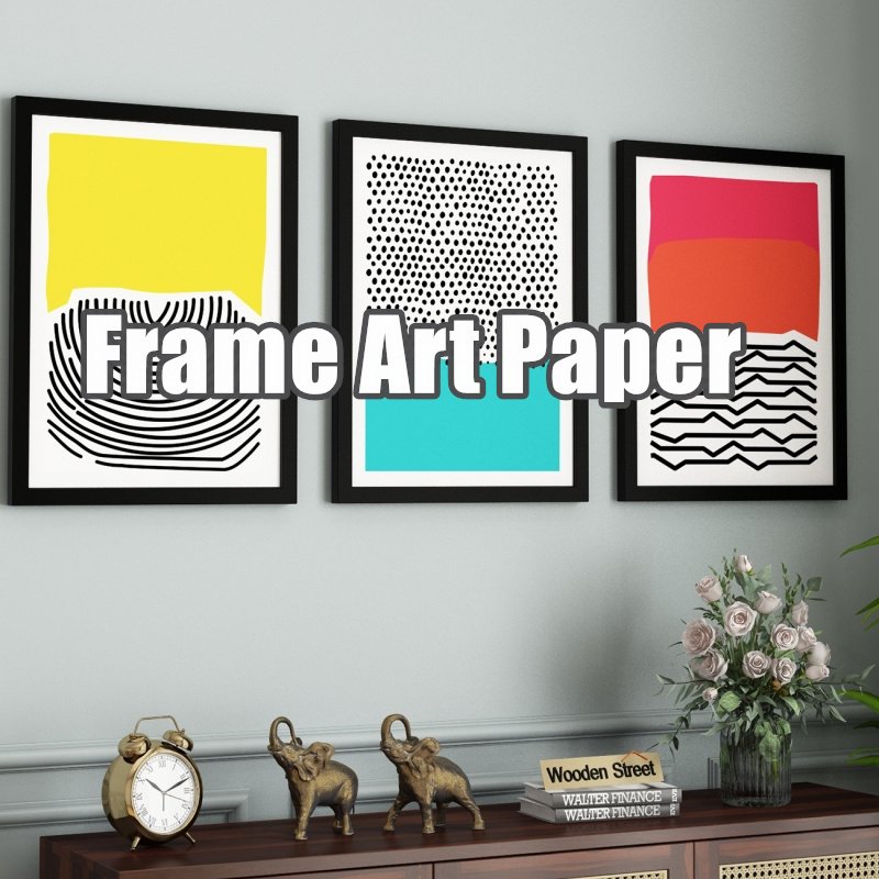 Home Decoration Hanging Wall Art Digital Print Canvas Frame Paper