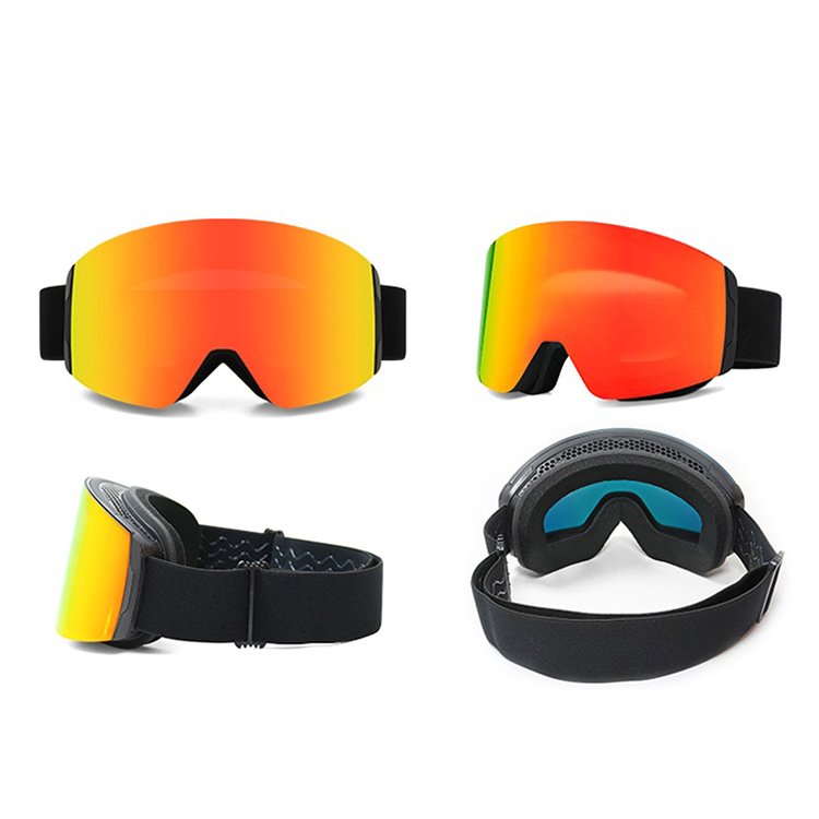 Patent 2024 TPU Frame Mens Ski Glasses sports Uv400 Adult Ski Wind Proof Goggles Snowboard magnetic snow googles