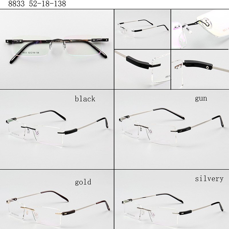 Brand Designer Optics Frame Rectangle Eyewear Glasses Prescription Spectacle Anti Blue Light Computer TR90 Eyeglasses