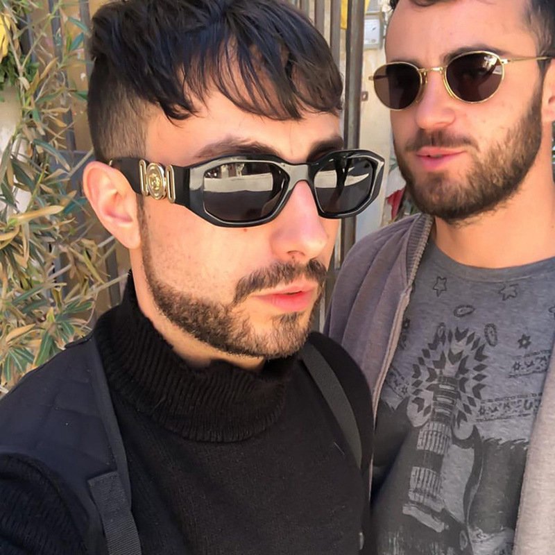 2024 Hot Fashion Millionaire Brand Designer Sunglasses Men Gafas De Sol Square Trendy Luxury Women Sun Glasses