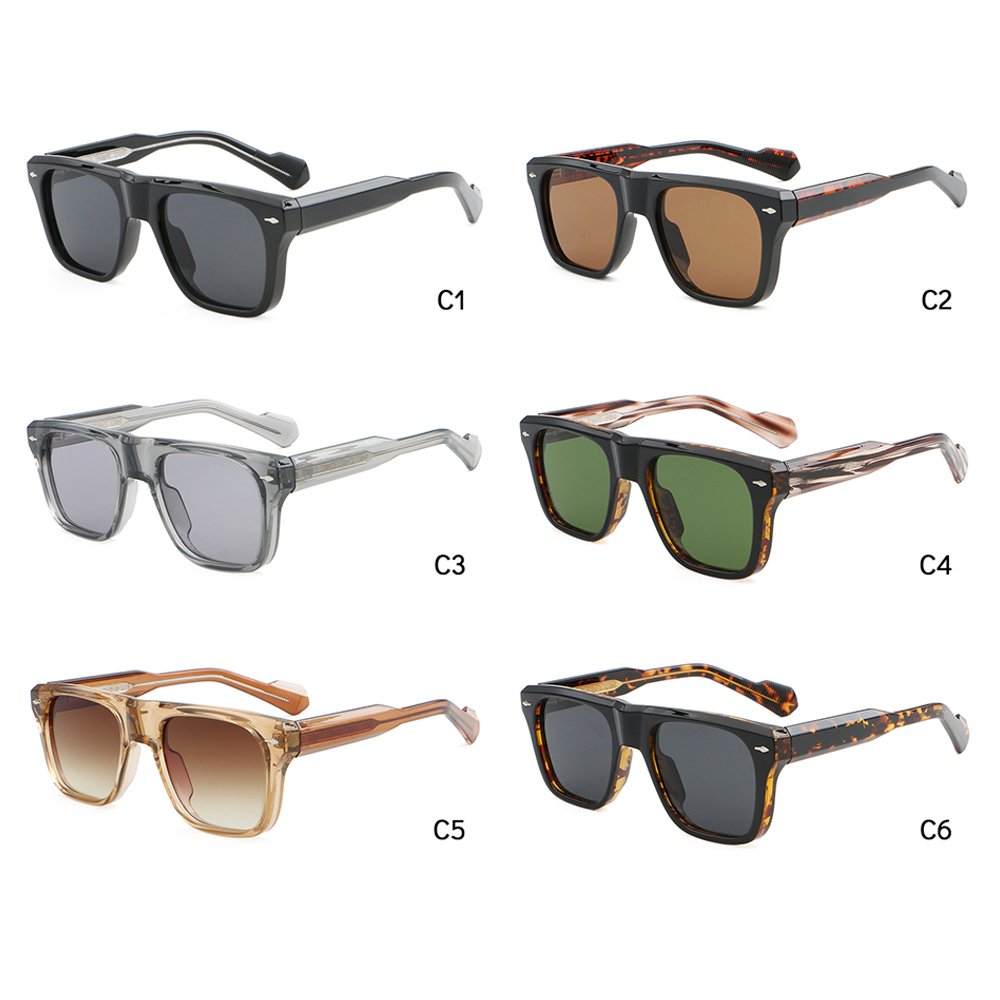 Sparloo 10861 logo customize CP arms retro sunglasses fashion 2024 unisex