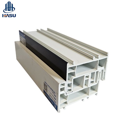 Top Manufacturers' High Quality 80mm White UPVC PVC Profiles Sliding Door Window Frames Casement in OEM ODM Building Moulding