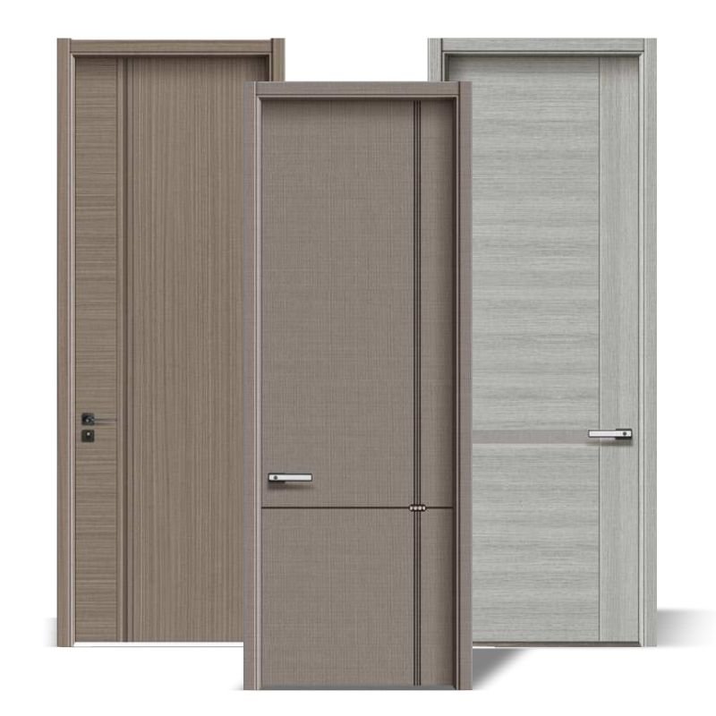 Quality bedroom Melamine wooden door skin with door stopper designs doors for houses