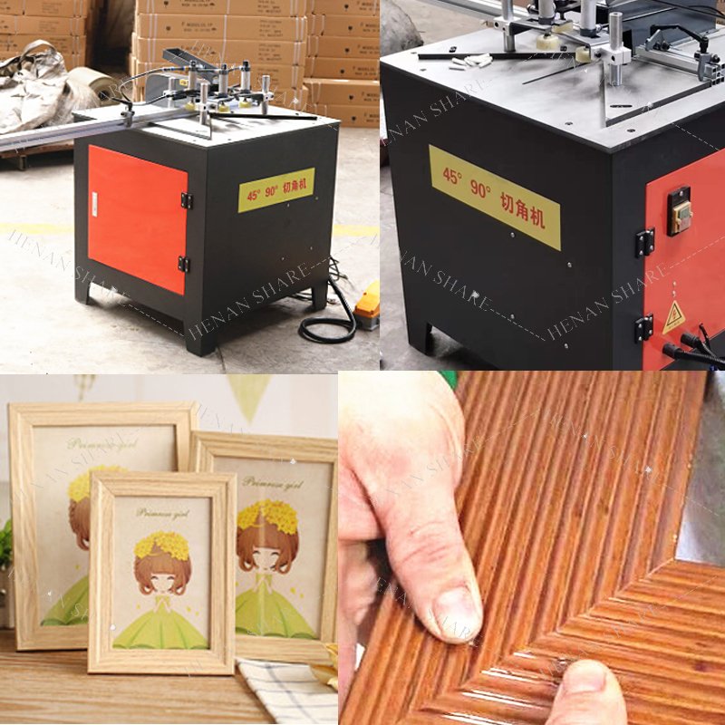 45 degree wood angle picture frame moulding machine photo frame cutting machine prices