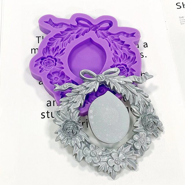 Photo Frame Fondant Mold Picture Frames Silicone Mold for Cake Decorating Sugar Gum Paste Chocolate Cookies Resin Polymer Clay