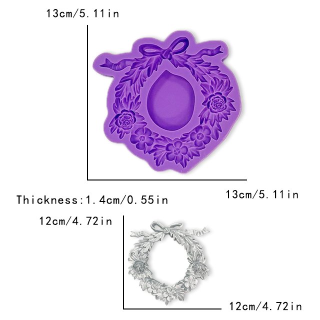 Photo Frame Fondant Mold Picture Frames Silicone Mold for Cake Decorating Sugar Gum Paste Chocolate Cookies Resin Polymer Clay
