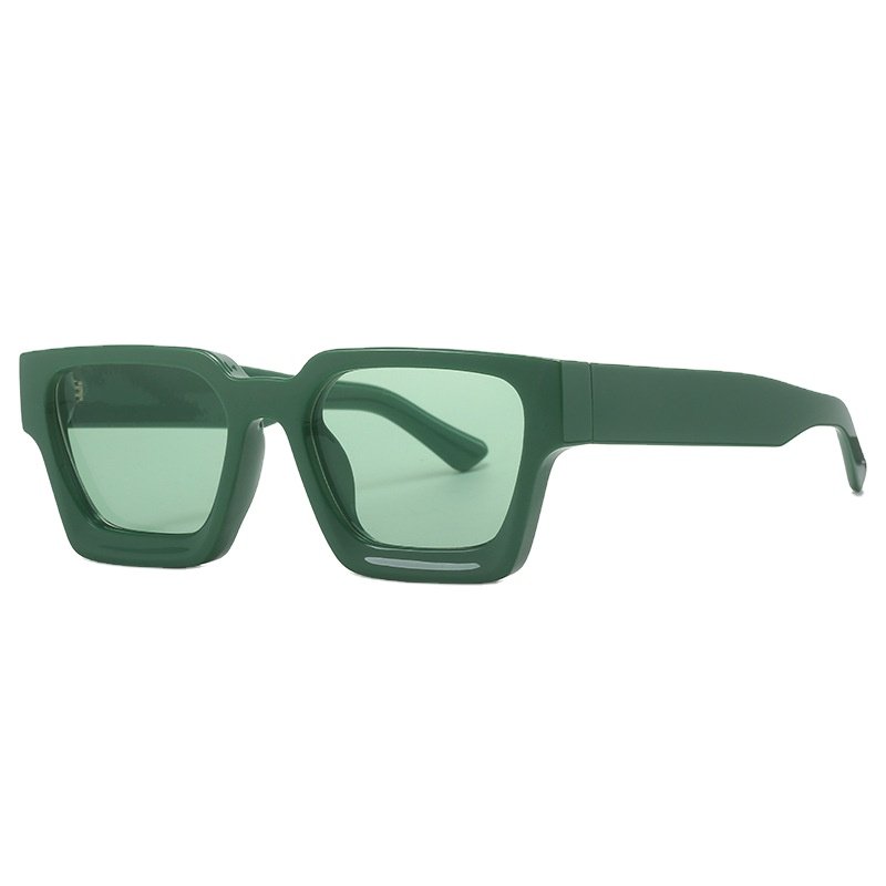 2024 New square sunglasses small red book Tiktok network red with the same trend personality lady PC frame,sunglasses