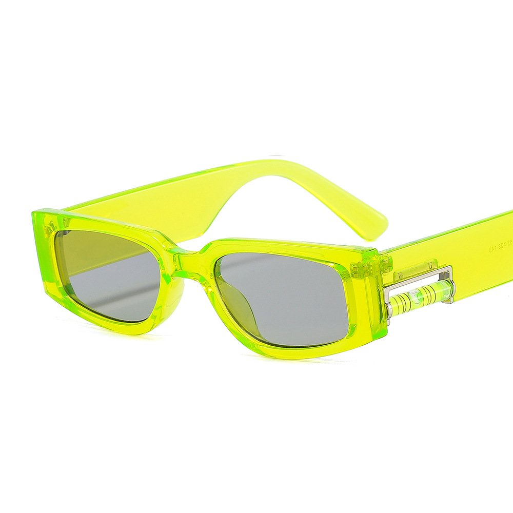 2024 Hot selling new trendy vintage multi colored sunglasses retro custom logo small square frame sunglasses