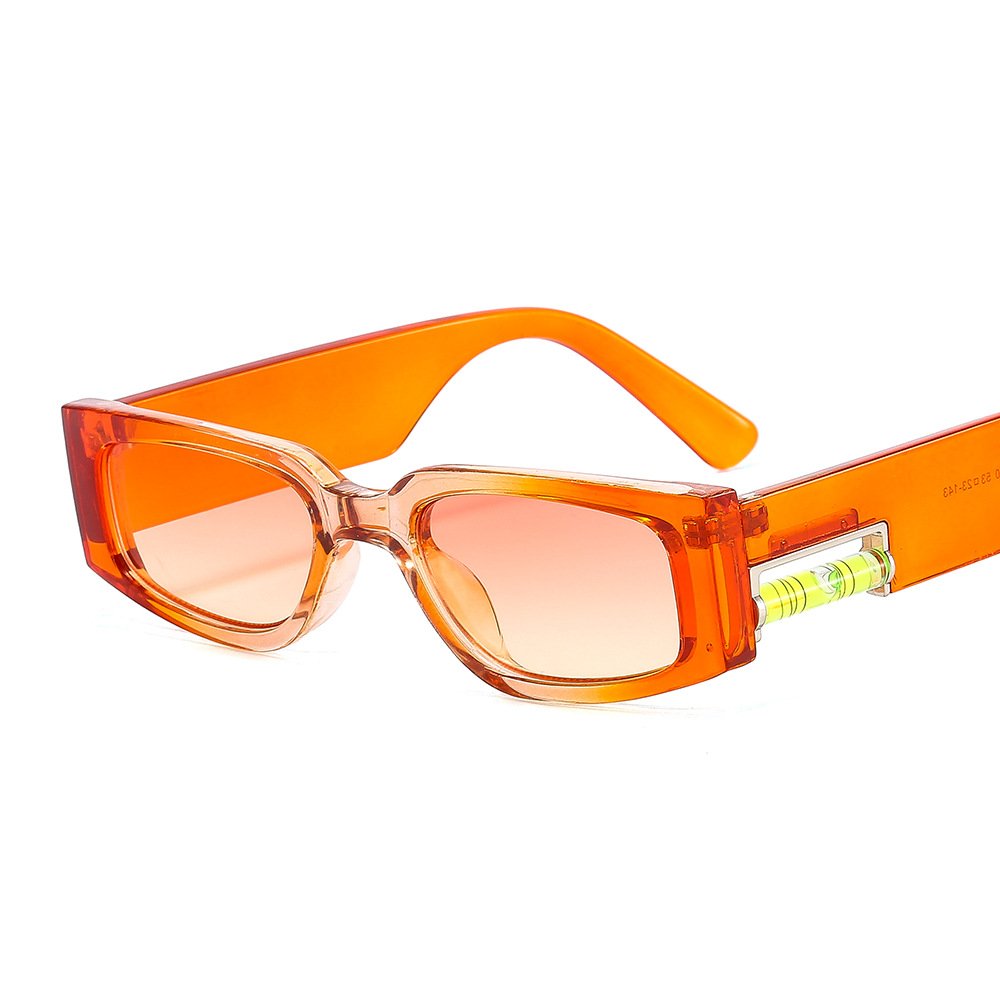 2024 Hot selling new trendy vintage multi colored sunglasses retro custom logo small square frame sunglasses