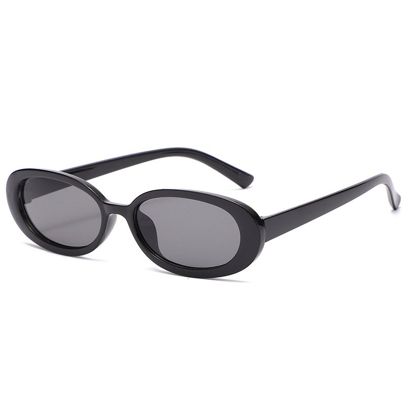 2024 hot sale vintage male female oval small frame branded sun glasses plastic fashion designer Sunglasses for ladies