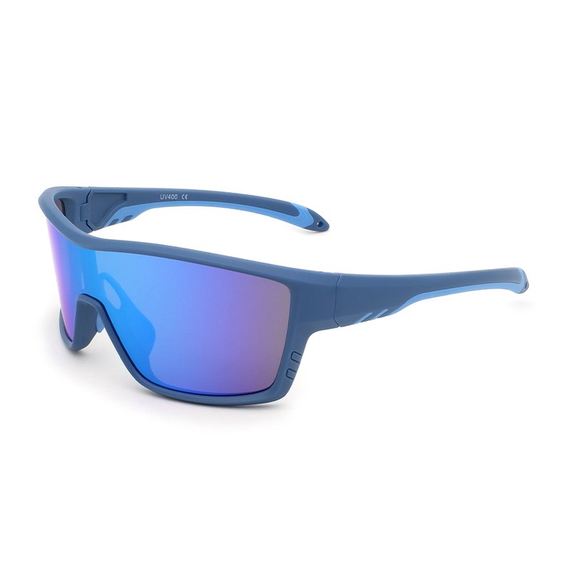 Custom logo high quality TR90 frame square outdoor UV400 bike cycling sunglasses sport glasses