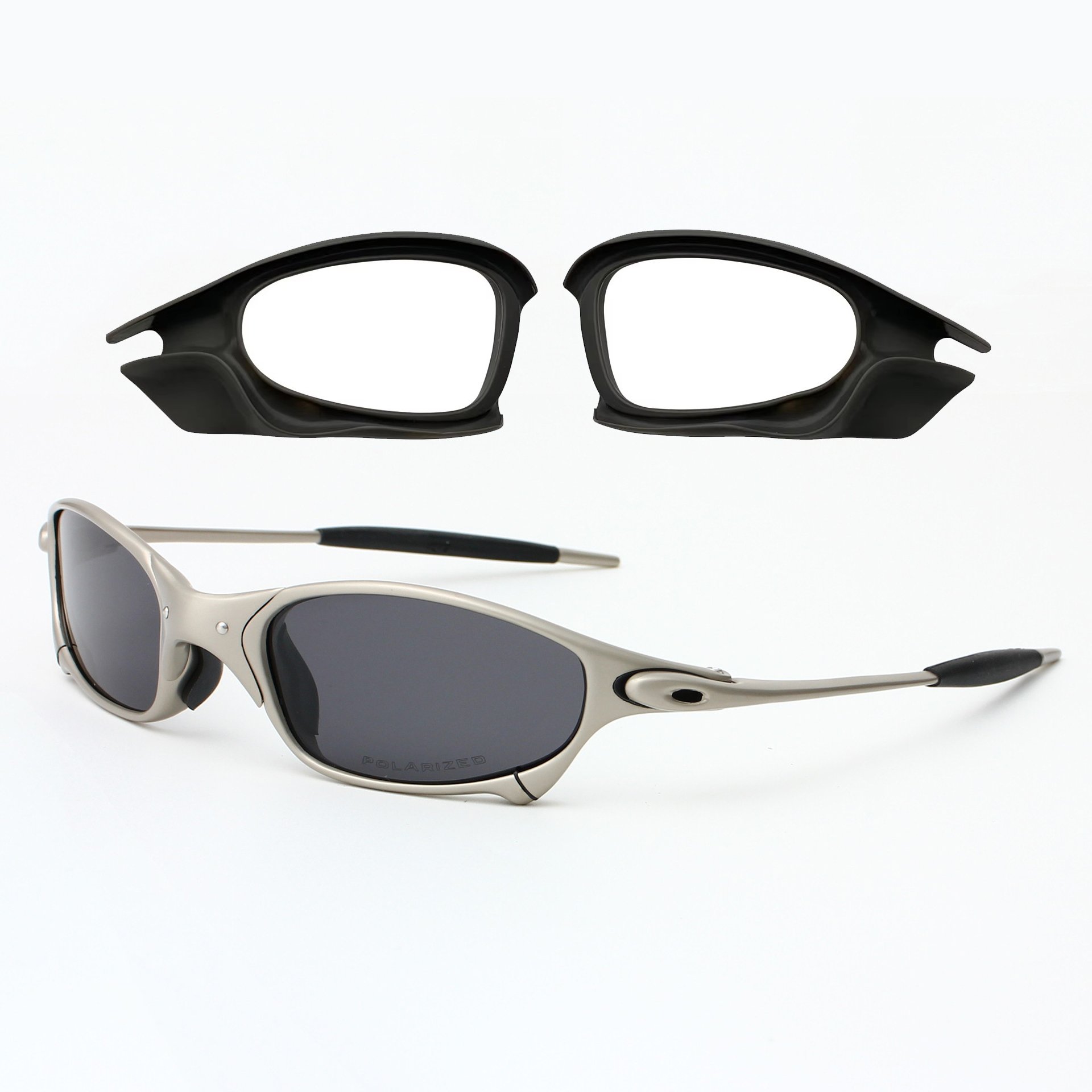 Assorted color Soft Rubber Side Blinders Anti pollen Windproof for Sport Cycling Juliet X Metal Sunglasses