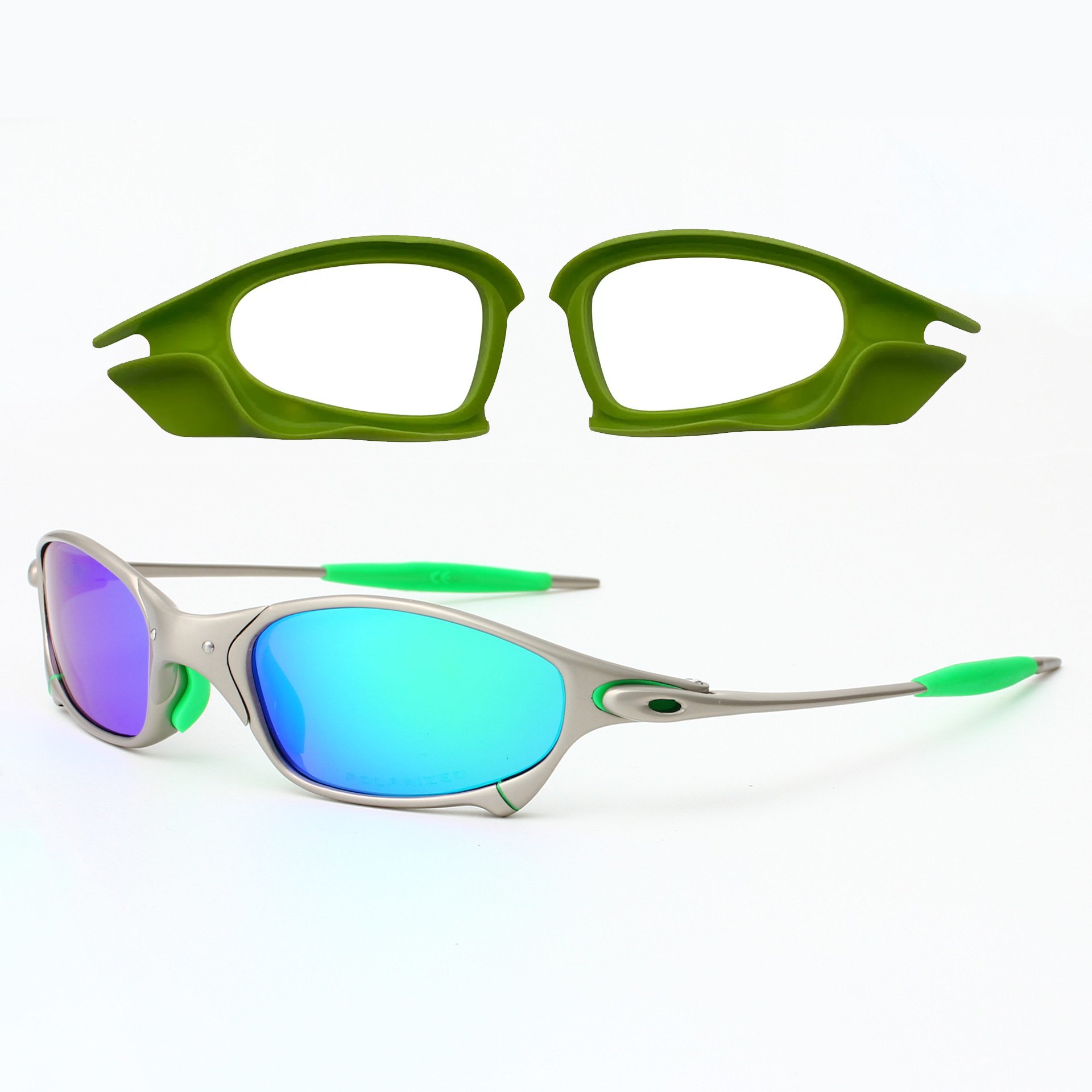 Assorted color Soft Rubber Side Blinders Anti pollen Windproof for Sport Cycling Juliet X Metal Sunglasses