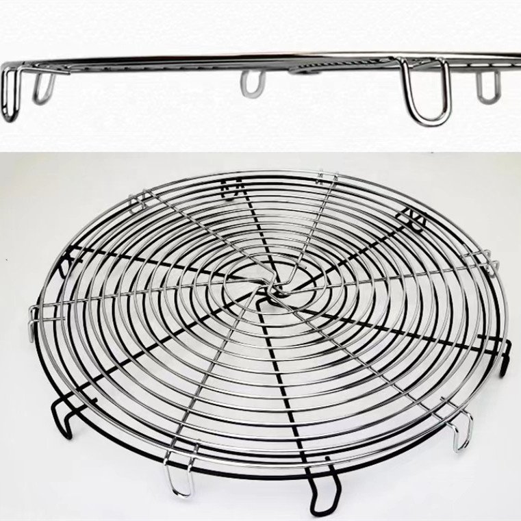 Non-Stick Round Cooling Rack Cooking Racks Steamer Cake Wire Baking Rack