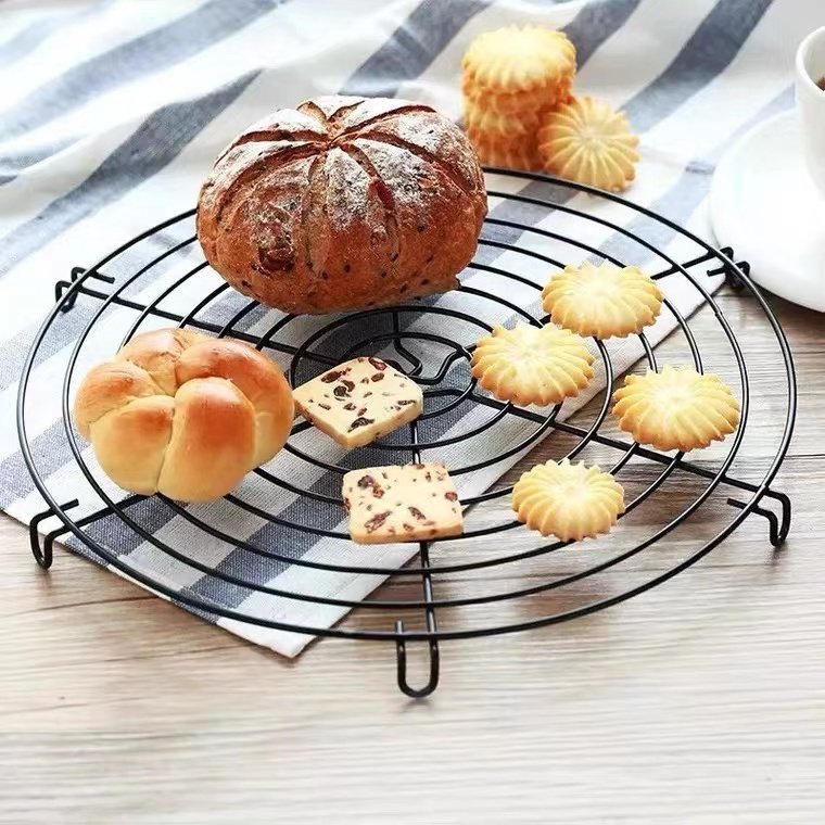 Non-Stick Round Cooling Rack Cooking Racks Steamer Cake Wire Baking Rack