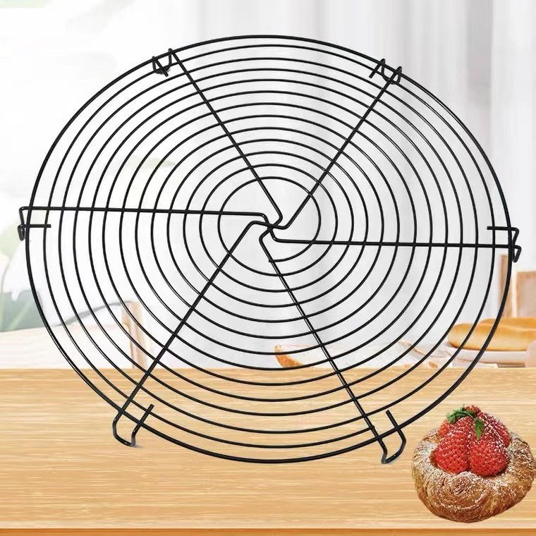 Non-Stick Round Cooling Rack Cooking Racks Steamer Cake Wire Baking Rack