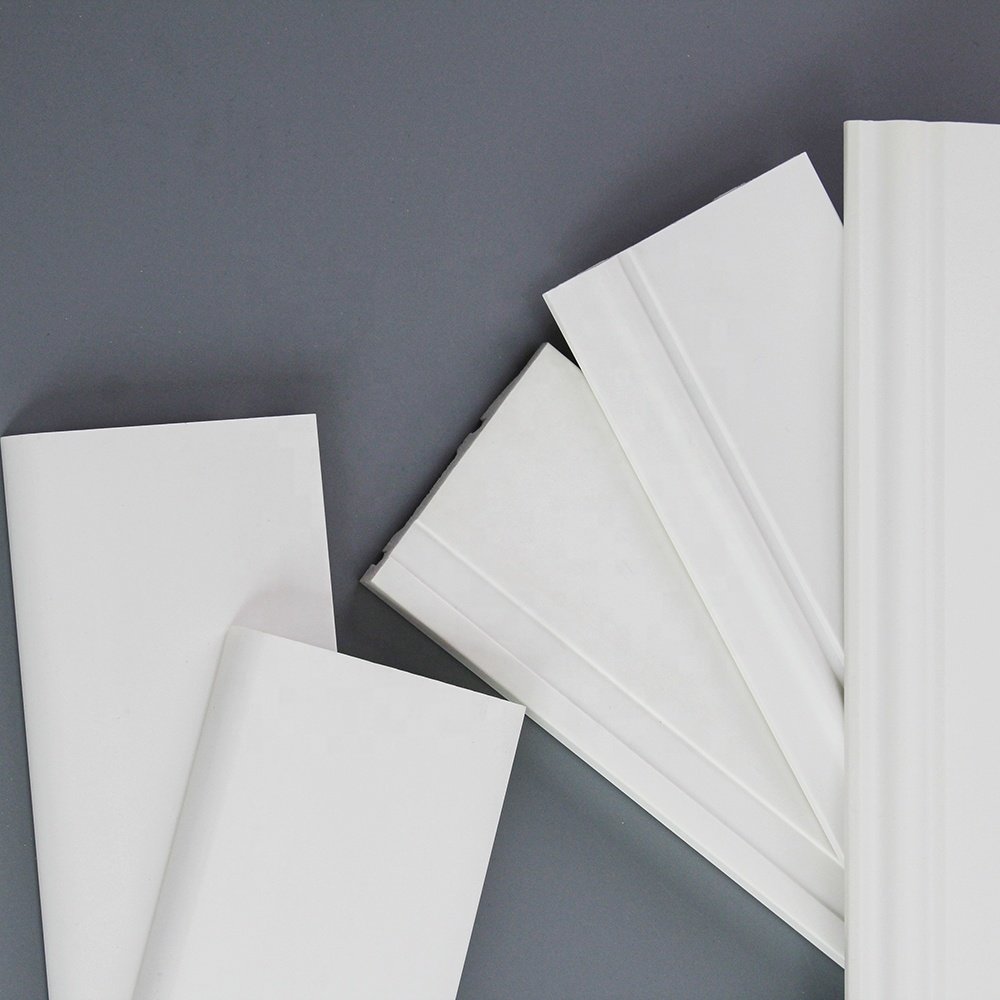 Modern Polystyrene Mouldings Flooring Decorative Moulding PS Line Trim Photo Frame Moulding Trim Skirting Line