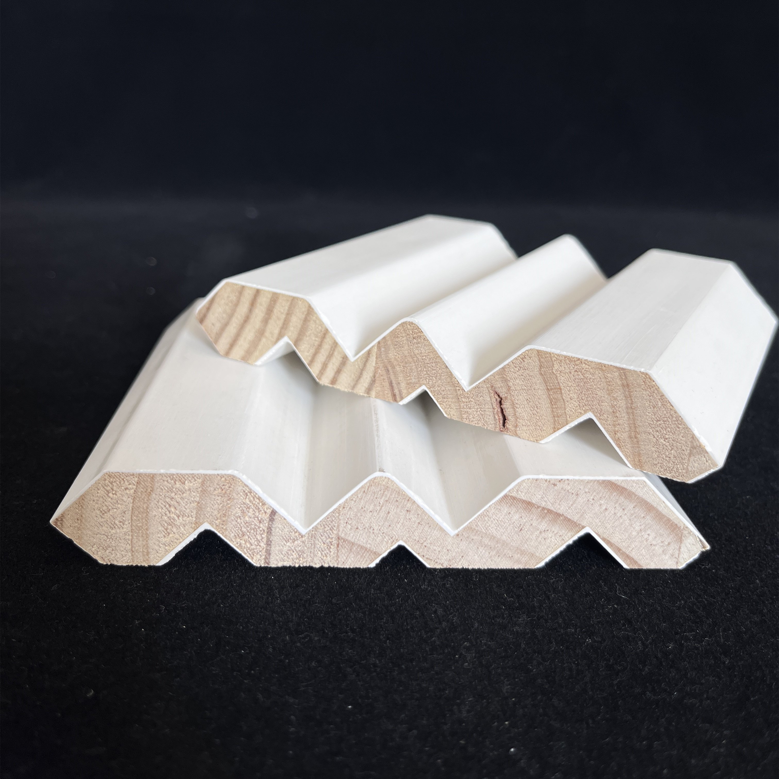 Antique White Decorative Baseboard Wood Ceiling Mouldings Picture Frame Molding Trim for Indoor Decoration
