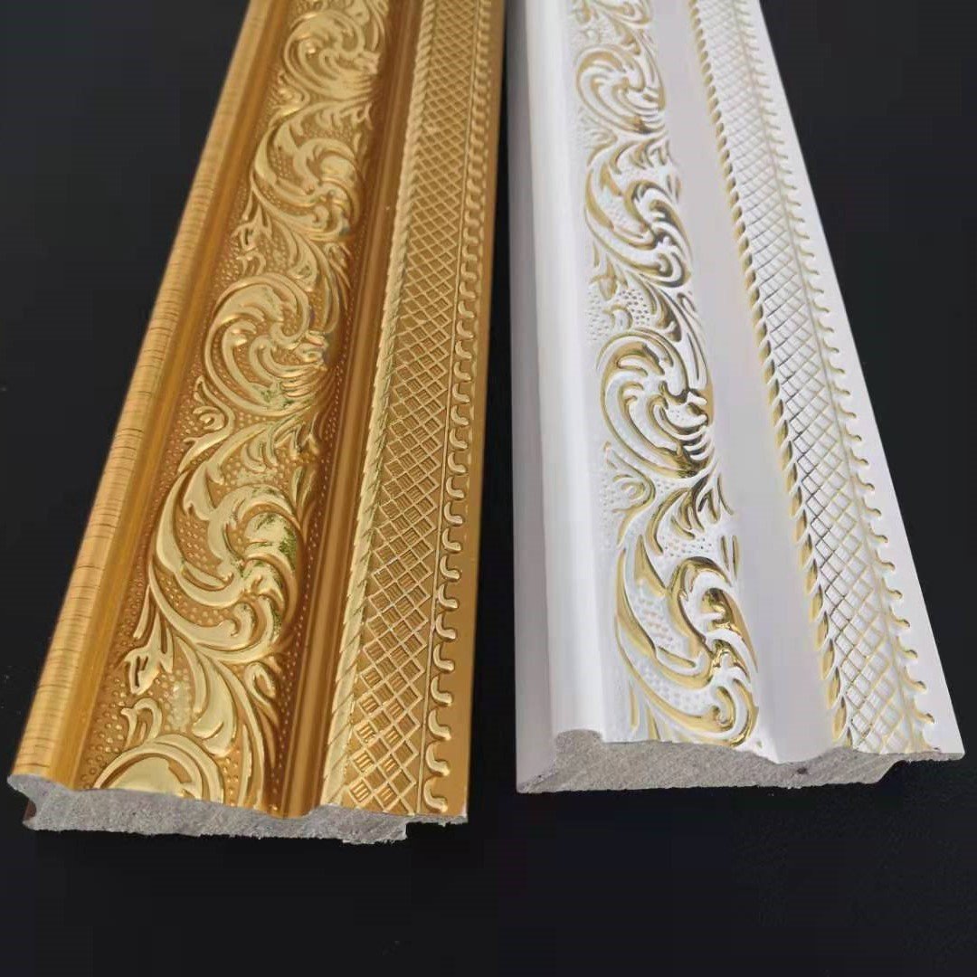 gold color popular classic picture frame moulding l stick barguette
