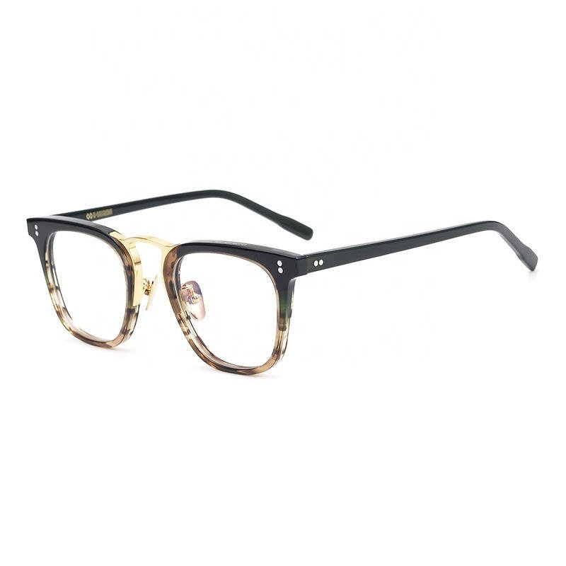 New Japan Japanese 100% Handmade Pure Acetate Acet Titanium Optical Luxury Top Quality Eyeglasses Frames