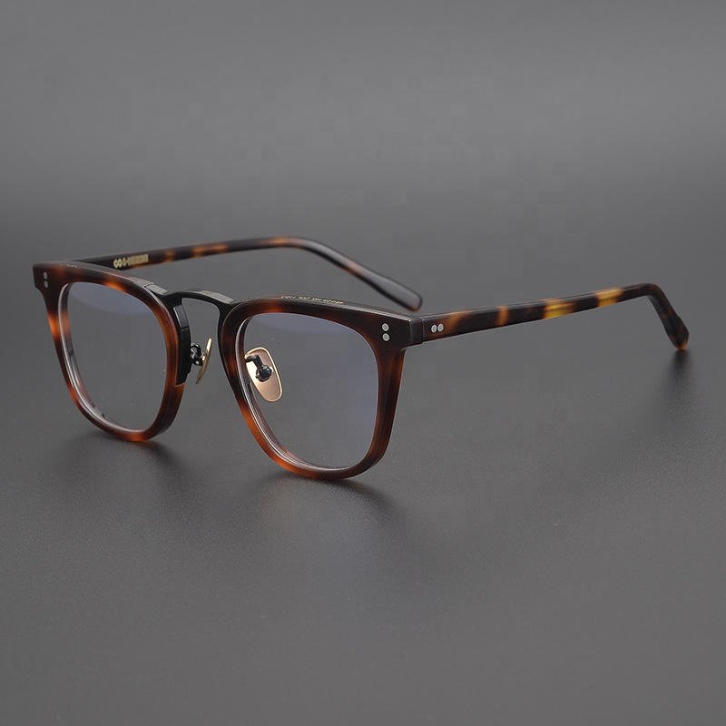 New Japan Japanese 100% Handmade Pure Acetate Acet Titanium Optical Luxury Top Quality Eyeglasses Frames