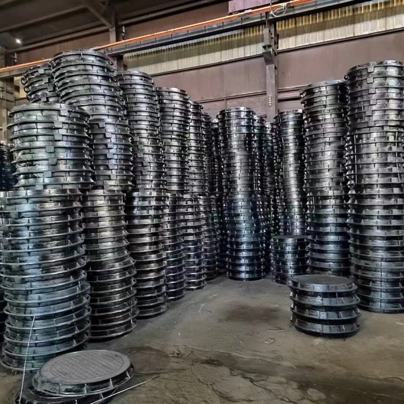 High Quality Recessed Cement Ductile Cast Iron Manhole Cover and Drain Grating Hot-sale Roadway Products