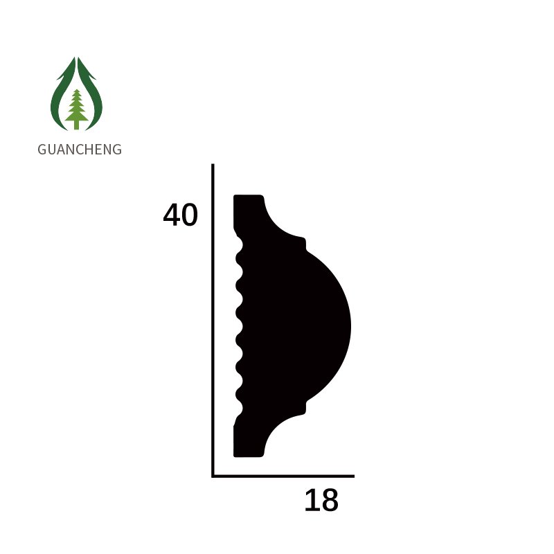 40*18mm European Style Easy Install Wholesale Decoration Moulding Waterproof Moulding