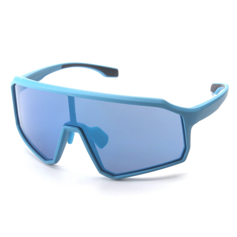 Custom Kids Sports Cycling Running Sunglasses UV400 Protection Baby Blue PC Lens Youth Baseball Biking Glasses