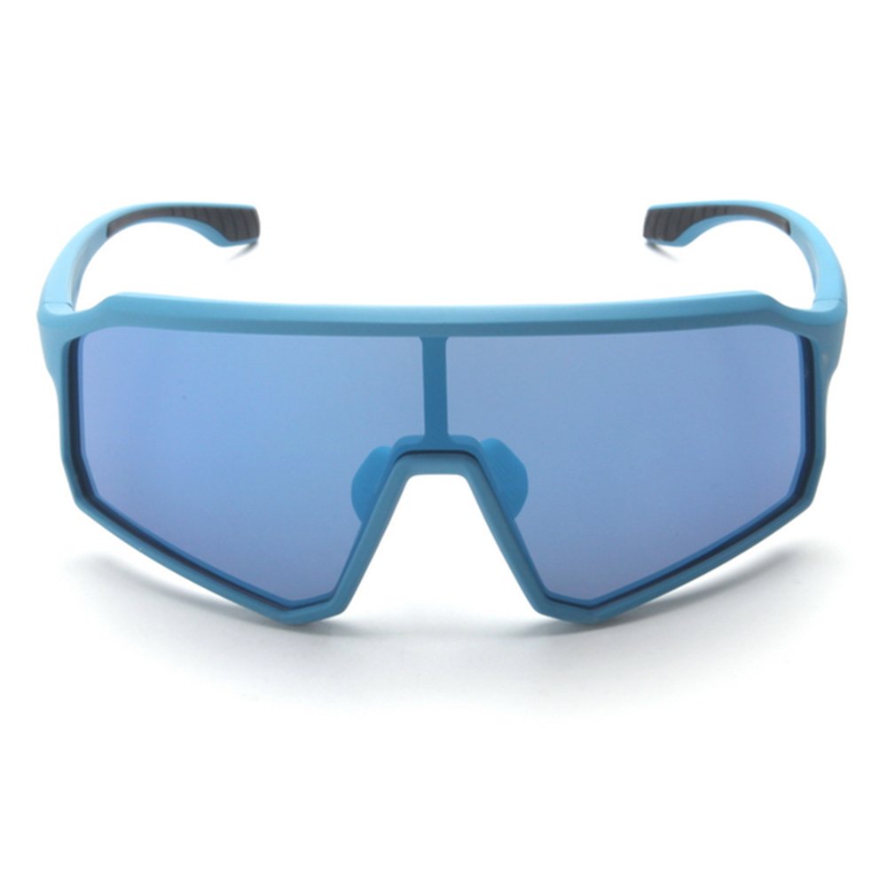 Custom Kids Sports Cycling Running Sunglasses UV400 Protection Baby Blue PC Lens Youth Baseball Biking Glasses