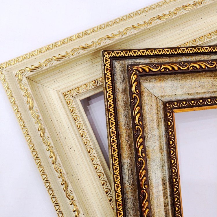 PS Plastic Polystyrene Large Size Big Oil Painting Style Embossing Picture ps photo frame moulding