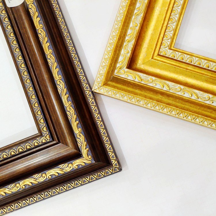 PS Plastic Polystyrene Large Size Big Oil Painting Style Embossing Picture ps photo frame moulding