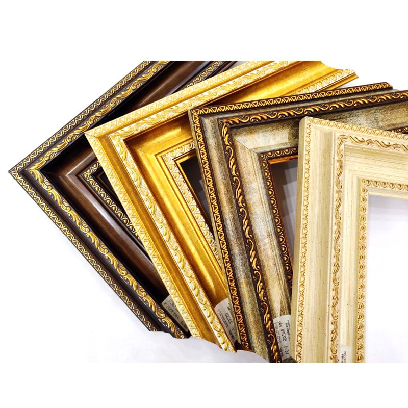 PS Plastic Polystyrene Large Size Big Oil Painting Style Embossing Picture ps photo frame moulding